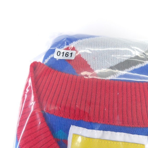 Tipsy Elves Ugly Christmas Sweater Mens Large‎ Natural Light Beer Snowflakes - Picture 10 of 10